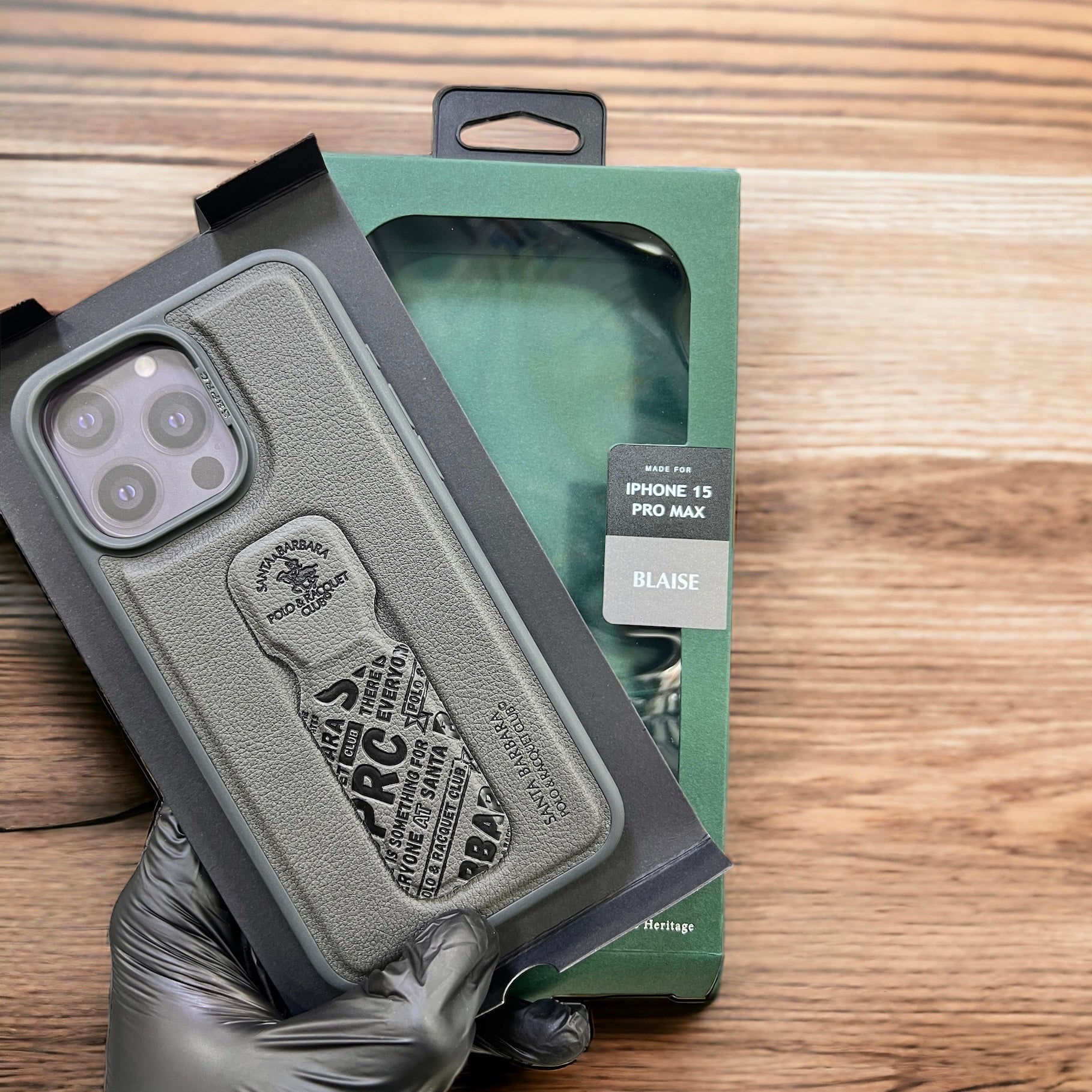 Polo Blaise Leather Back Case (Natural Titanium)